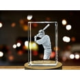thumbnail image 3 of Basketball Player 3D Engraved Crystal 3D Engraved Crystal Keepsake/Gift/Decor/Collectible/Souvenir, 3 of 6