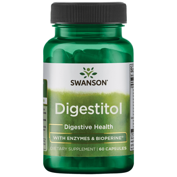 Swanson Digestitol Natural Digestive Health Support featuring