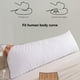 thumbnail image 4 of Almohada acolchada con bolster | Sofá de poliéster y cojín de soporte para dormitorio de 1 metro | Almohada cómoda suave de doble cara 100 x 48 cm | Funda blanca | Lavable | 1 mochila, 4 of 8