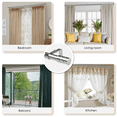 thumbnail image 7 of Widyana Silver Curtain Rods for Window 30 to 120 inches Adjustable 1 inch Diameter with Brackets, 7 of 7