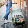 thumbnail image 3 of Happy Easter Shih Tzu American Flag Truck Bunny Ears Travel Luggage Cover Lion Dog Lover Gifts Suitcase Dust Protective Decor - 03001, 3 of 5