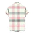 thumbnail image 5 of ChaoHeng Plus Size Women tops and T-Shirts Summer Blouses and tops Women's Floral Print Fashion Button Shirt Female Lapel Neck Loose T-shirt Blouse, 5 of 5
