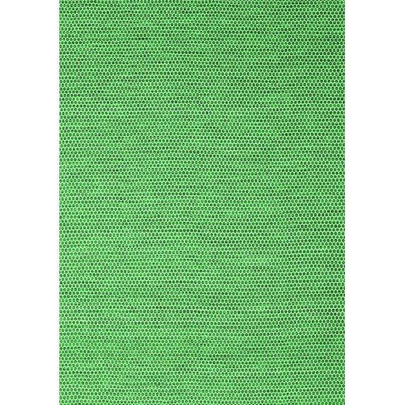 Ahgly Company Indoor Rectangle Abstract Green Contemporary Area Rugs, 8' x 12'