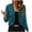 Blue, variant on Sequin Cropped Blazer Jacket Women Glitzy Party Casual Night Out Trendy Sparkly Outerwear Pink L