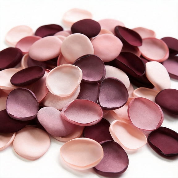 Rose Petals 500 Pcs Faux Silk Flower Petals for Wedding Aisle Scatter Flower Girl Basket Table Centerpieces Party Confetti Burgundy