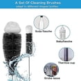 thumbnail image 4 of lote De 2 Goupillon Bouteille Brosses De Nettoyage Brosse Bouteille Nettoyage Avanc Pour Bouteilles En Verre Thermos Biberons Et Tasses., 4 of 5