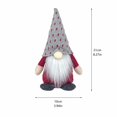 thumbnail image 3 of Christmas Gnome Plush Figurine Nordic Faceless Tomte Doll with Tall Knit Hat & Beard for Tabletop Mantel Shelf Decor Available in Multiple Styles, 3 of 5