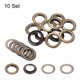thumbnail image 3 of Uxcell 10Set Ojetes 25mm 1 pulgada Kit de Ojetes de Latón con Arandelas para Tela Cortinas Lonas Cinturones de Cuero Zapatos Bolsas DIY, Marrón, 3 of 6
