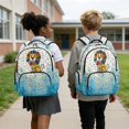 thumbnail image 4 of DISNIMO Cute Cartoon Lion Large Capacity School Backpack for Elementary Middle School Kids, Multi Compartment Bookbag with Side Mesh Pockets for Daily Use, Travel, 4 of 7