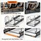 thumbnail image 4 of Organizador de ollas y sartenes: estante para debajo del gabinete, soporte organizador de tapa de olla expandible con, 4 of 7