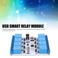 thumbnail image 3 of 8 Channel USB Relay Module, GD32F103C8T6 Chip Optocoupler Protective USB Smart Relay Module Type C Interface Plug and Play  for Control, 3 of 7
