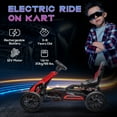 thumbnail image 4 of Aosom 12V Electric Go Kart w/ Forward Backward, for 3-8 Years Red, 4 of 10