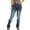 Blue, variant on Women's High Waist Washed Straight Leg Jeans, Fashion Versatile Denim Pants for Women, Mid Stretch Comfort Fit Jeans, Casual Everyday Wear,Blue,2XL