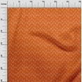 thumbnail image 2 of oneOone Viscose Chiffon Orange Fabric Small Motif Bandhani Diy Clothing Quilting Fabric Print Fabric By Yard 42 Inch Wide, 2 of 4