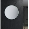 thumbnail image 4 of Fresca Fmr014242rd Angelo 42" Diameter Modern Circular Aluminum Frameless Bathroom Wall, 4 of 5