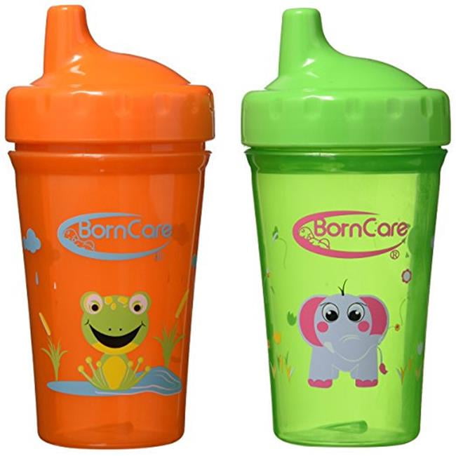 BornCare BCWS159 10 oz Non Spill Cup for Baby 2 Pack