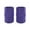 Purple, variant on Suddora 6" Solid Color Cotton-Blend Doublewide Wrist or Arm Sweatbands Pair, Blue