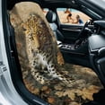 thumbnail image 2 of Xixirimido Car Seat Cover Front Seat Sweat Towel Bucket Seat Covers for Cars SUV Trucks for Gym Workout Running Swimming Beach Hiking, Leopard Forest Camo, 2 of 8
