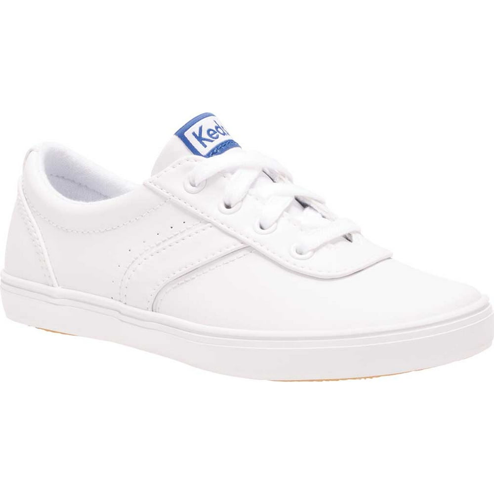 Keds Girls' Keds Riley Sneaker White Leather 3.5 M