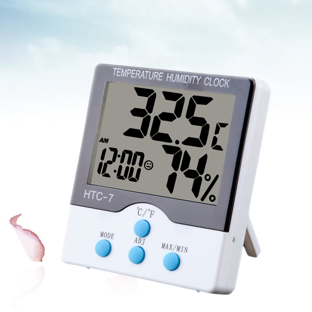 Protmex HT607 Temperature Humidity Meter High Precision Digital Hygrometer  with Ambient, Relative Humidity, Dew Point, Wet Bulb Thermometer, Min/Max