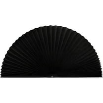 LAMIRO Arch Pleated Blinds Half Circle Window Shades Light Filtering Pleated Fabric Shade Semi-Blackout Blinds,Easy to Cut and Install