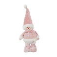 thumbnail image 3 of Muñeco de peluche de pie para Navidad, muñeco de peluche, adorno de mesa para fiesta, figura navideña con patas retráctiles para vacaciones, sala de Muñeco de nieve 47x12x6cm, 3 of 8