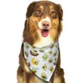 thumbnail image 6 of Naloa Funny Avocado In Mexican Clothes Dog Bandanas 1PC Washable Triangle Dog Scarfs Premium Durable Fabric, for Small Medium Large Dogs and Cats, 6 of 6