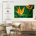 thumbnail image 4 of Elephant Stock Lush Bird Of Paradise Wall Art - Horizontal Canvas Wall Art - Living Room Wall Decor - Floral And Botanical Canvas - Green And Orange Decor By Daniel Jean-baptiste - 45" x 30", 4 of 4