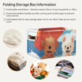 thumbnail image 6 of Dogs Sea Beach Sun Umbrella Storage Bins Baskets With Handles Storage Box Clothes Organizer Organization Toys, 6 of 7