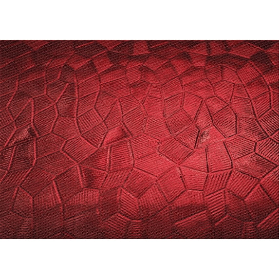 Ahgly Company Indoor Rectangle Patterned Love Red Area Rugs, 8' x 10'