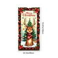 thumbnail image 3 of 35 x 72 Inch Christmas Door Cover - Santa Claus Theme, Durable Polyester, Easy to Install, Festive Party & Holiday Decor, 3 of 6