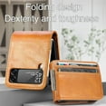 thumbnail image 3 of for Samsung Galaxy Z Flip 3 Wallet Case with Card Holder,Touch Slim PU Leather Shockproof Phone Case Cover for Samsung Galaxy Z Flip 3 5G DK Brown, 3 of 16