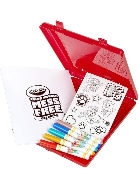 Crayola Color Wonder, Paw Patrol Coloring Book, Travel Coloring Kit, Gift for Kids 3, 4, 5, 6