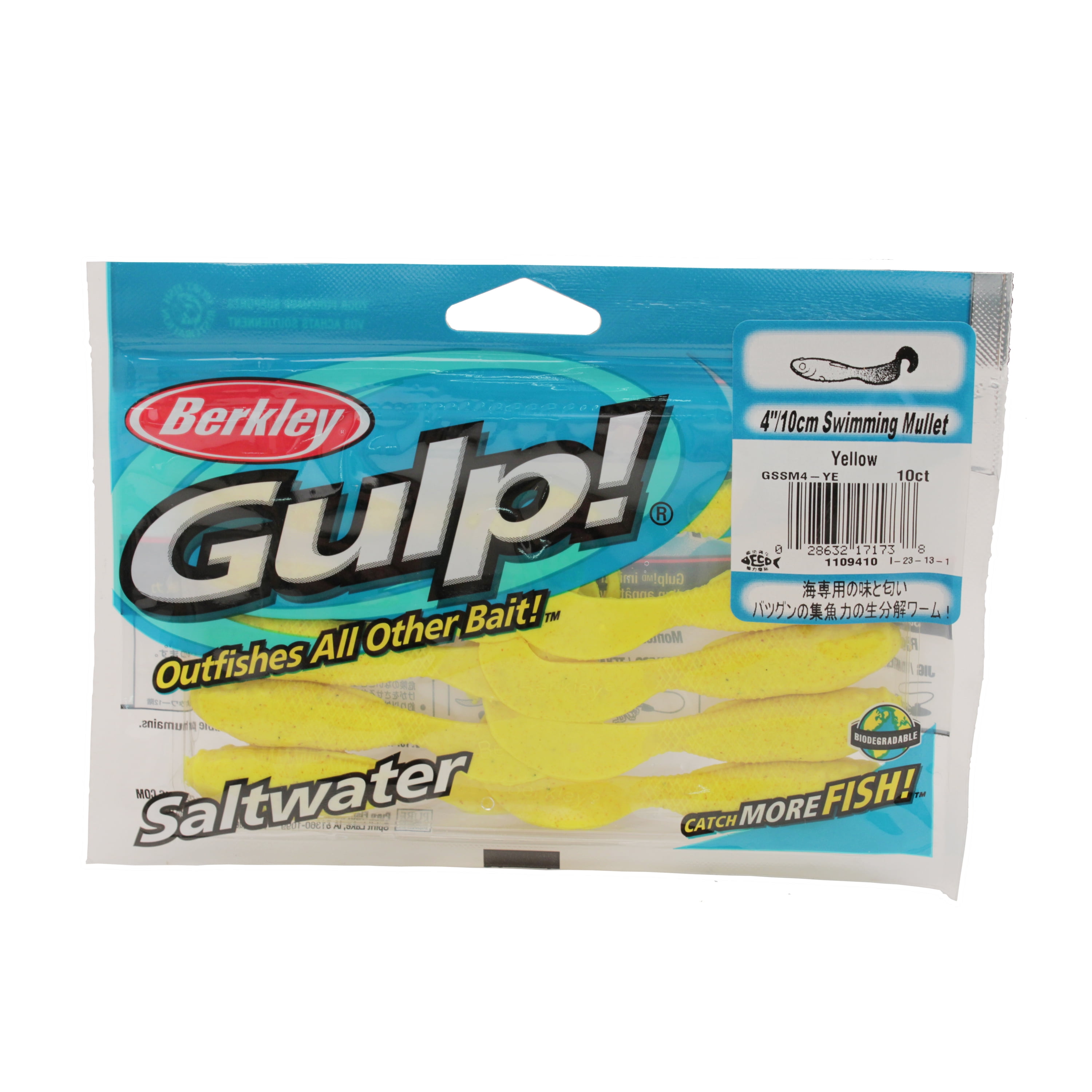 11 Soft Plastics Berkley Gulp 3" Swimming Mullet Soft Plastic Lure x 1 Pack 