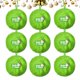 thumbnail image 1 of Herunwer Lime Green Furry Elf Christmas Tree Ornaments - Hanging Ball Ornaments for Christmas Party & Home Decorations, 1 of 9