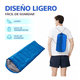 thumbnail image 2 of Saco De Dormir Portátil Para Campamento Azul, 2 of 5