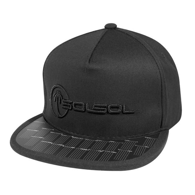 SOLSOL Poweraid Solar Hat Collection - Noir
