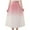 Pink, variant on Sentmoon Maxi Skirts Oversized A-line High Waist Boho Pleated Skirts for Women Flowy Hawaiian Gradient Color Loose Stretchy Womens Skirts Delightful Fall for Casual Winter Stroll Free Size
