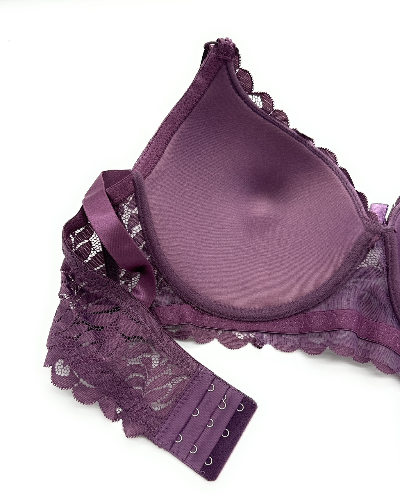 Iheyi Plus Size 6 Pieces Wired Full Cup Light Padded D/DD/DDD Bra (42D)