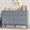 Gray-6 Drawers-Metal Handle, variant on RichYa Dresser for Bedroom with 7 Drawers,Fluted Dresser with Handleless Design,Chest of Drawers & TV Stand,Closet Storage Organizer for Living Room, Kids Room（Navy Blue）