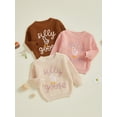 thumbnail image 3 of BemeyourBBs Toddler Baby Goose Sweater Crewneck Long Sleeve Pullover Knit Tops, 3 of 9