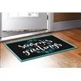 thumbnail image 2 of ThisWear Holiday Decor Season's Greetings Snow Wreath Home Decor Christmas Welcome Mat 2 Pack Doormats Multi, 2 of 3