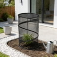 thumbnail image 6 of Up Insect Barrier Plant Cover Net, Round Foldable Plant Protectors Mesh Plant Enclosure, Garden Net Cage Guard Cover with Stakes & Carry Bag for Protect Plants from Bird Insect, 6 of 6