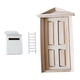 thumbnail image 5 of Accesorios de exhibición, puerta de casa de muñecas a escala 1:12 para dormitorio, escena de bricolaje Estilo B, 5 of 6