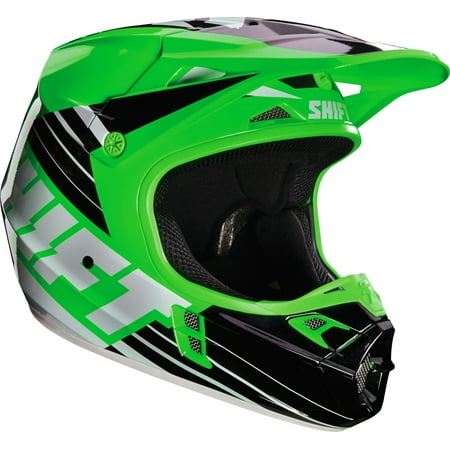 Shift Assault Race Helmet (Green, Small)