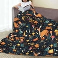 thumbnail image 6 of Honeii Forest Elf Print Fleece Blanket - Throw Blanket for Bed, Sofa, Couch, Camping, and Travel , Microplush Ultra Soft Warm Blanket-50"x40", 6 of 7