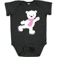 thumbnail image 3 of Inktastic Cute Polar Bear, White Bear, Ice Skating Bear Boys or Girls Baby Bodysuit, 3 of 5