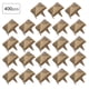 thumbnail image 2 of 400 juegos de 4MM-7MM DIY Leathercraft Spike Remaches Square Spike Studs Bolsas Zapatos Cinturón AccesoriosBronce 6mm, 2 of 6