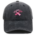 thumbnail image 1 of Gorra de béisbol vintage de algodón lavado Trucker para mujer rosa, 1 of 3