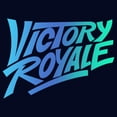 thumbnail image 2 of Junior's Fortnite Victory Royale Gradient Logo  Graphic Tee Navy Blue Medium, 2 of 3